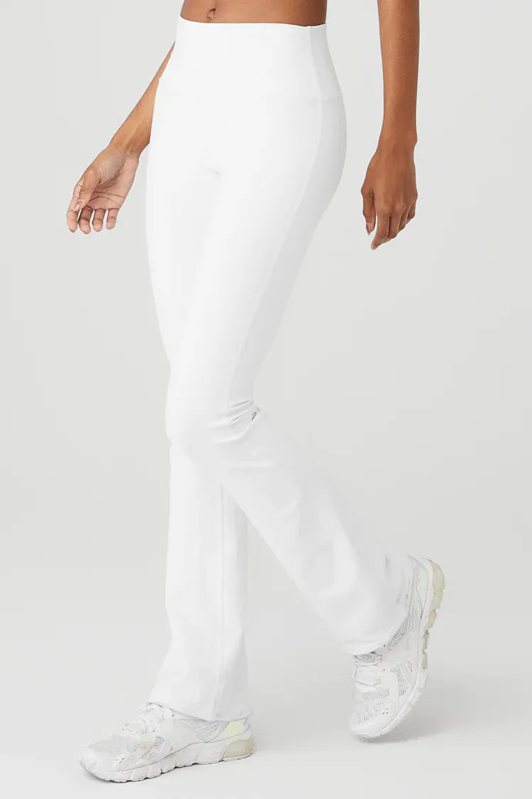 Airbrush High-waist Flutter Legging In White