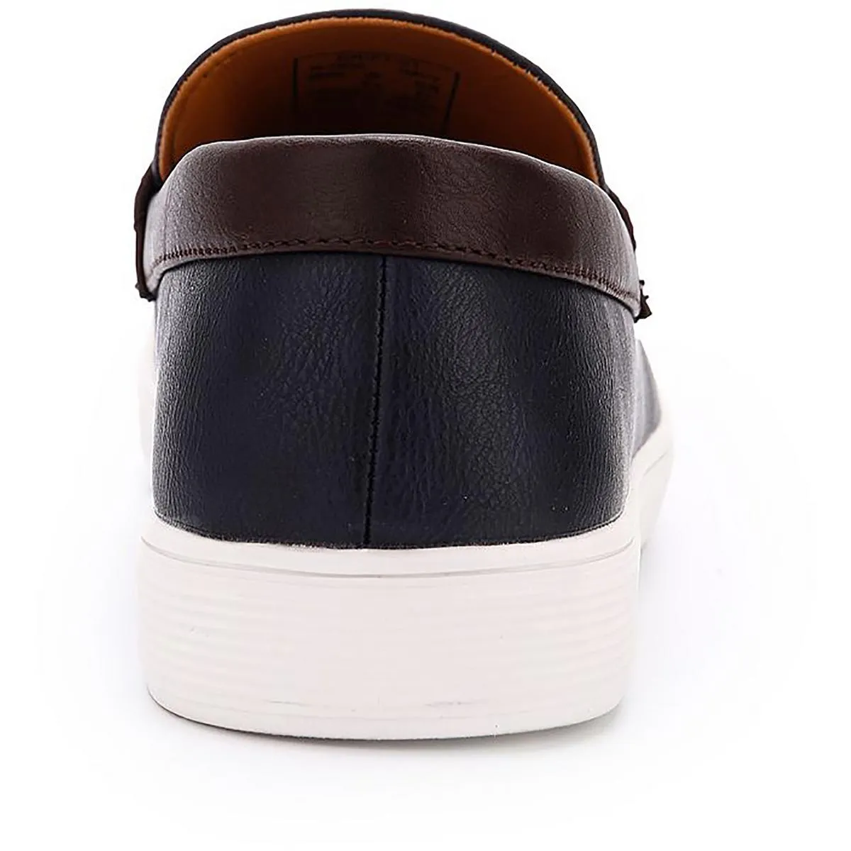 Aston Marc Mens Faux Leather Slip-On Loafers
