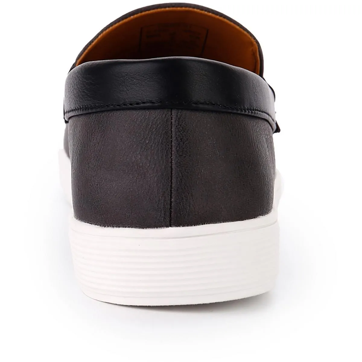 Aston Marc Mens Faux Leather Slip-On Loafers