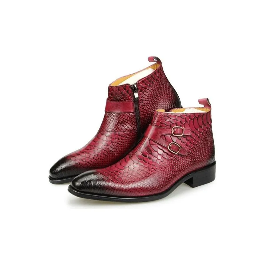 Auburnyx Snakeskin Luxe Boots