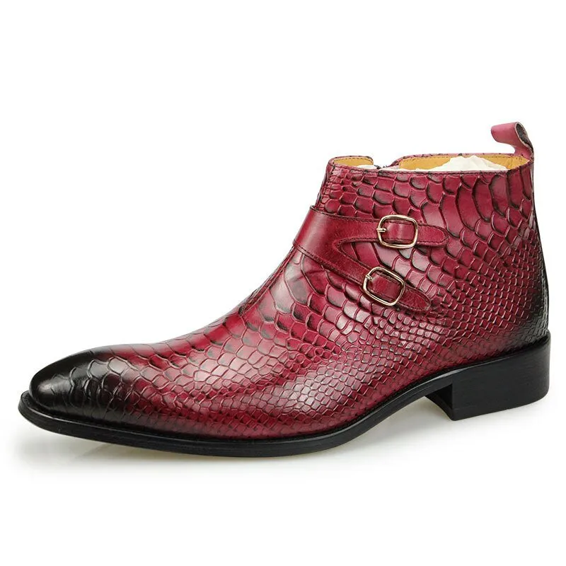 Auburnyx Snakeskin Luxe Boots