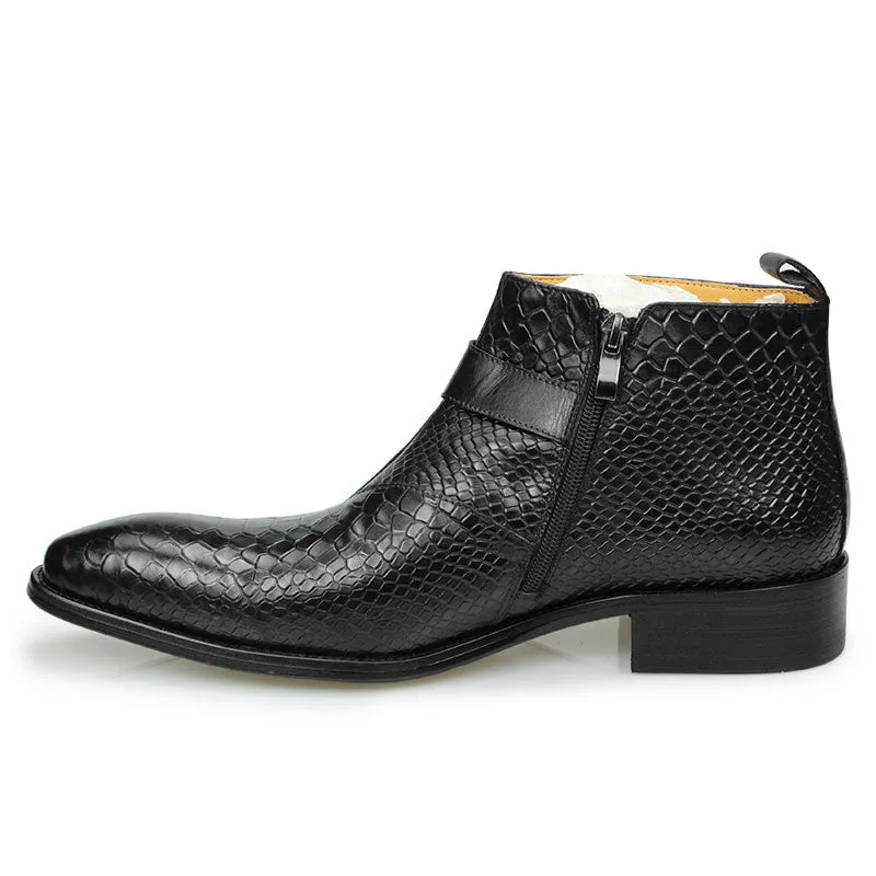 Auburnyx Snakeskin Luxe Boots