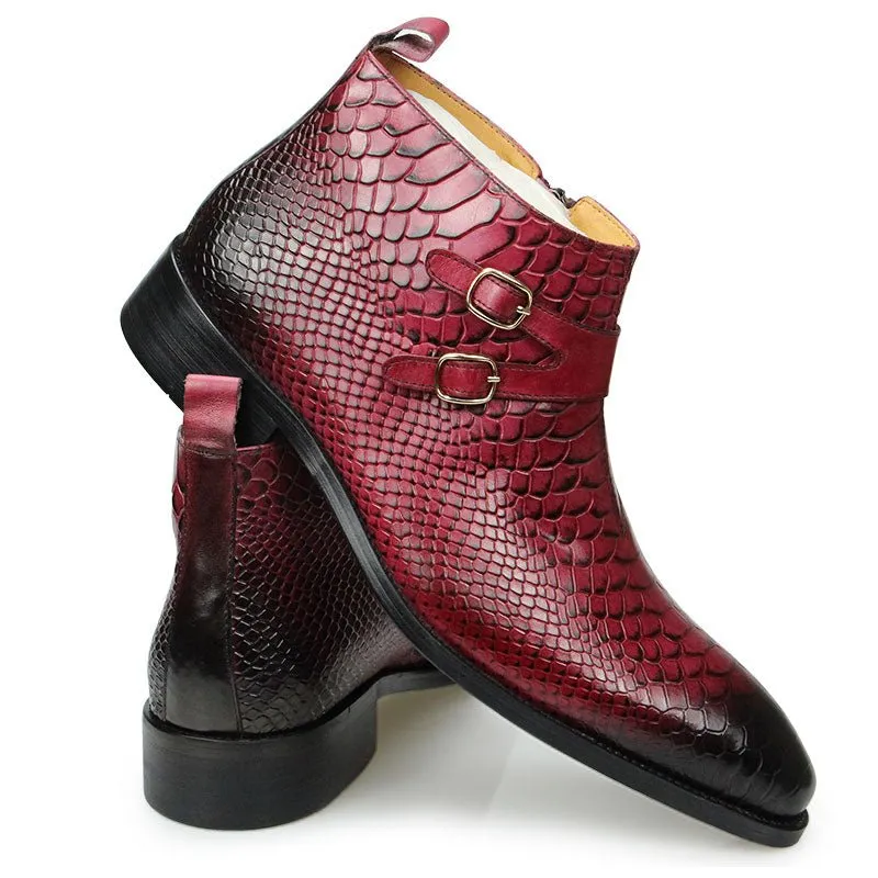 Auburnyx Snakeskin Luxe Boots