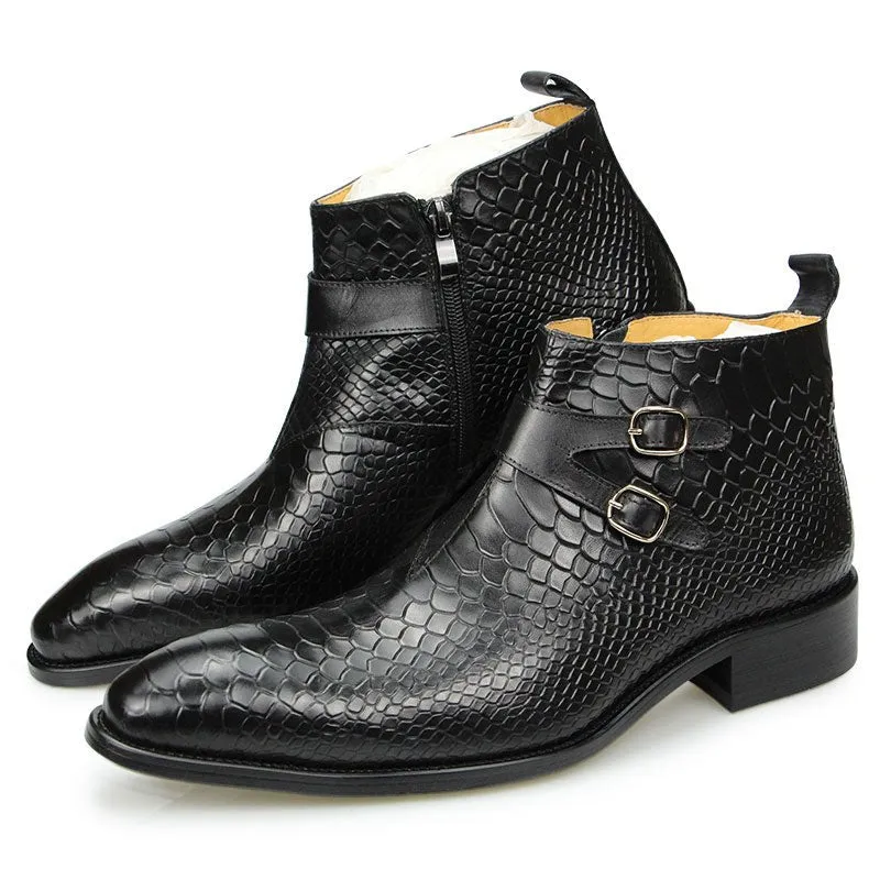 Auburnyx Snakeskin Luxe Boots