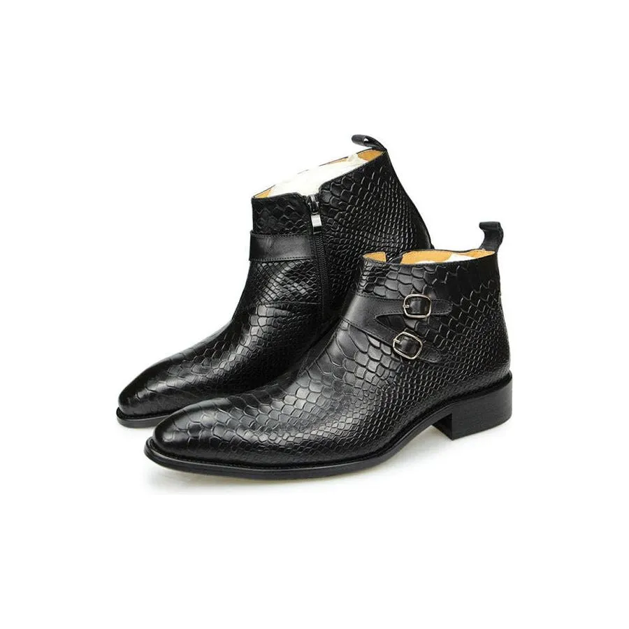Auburnyx Snakeskin Luxe Boots
