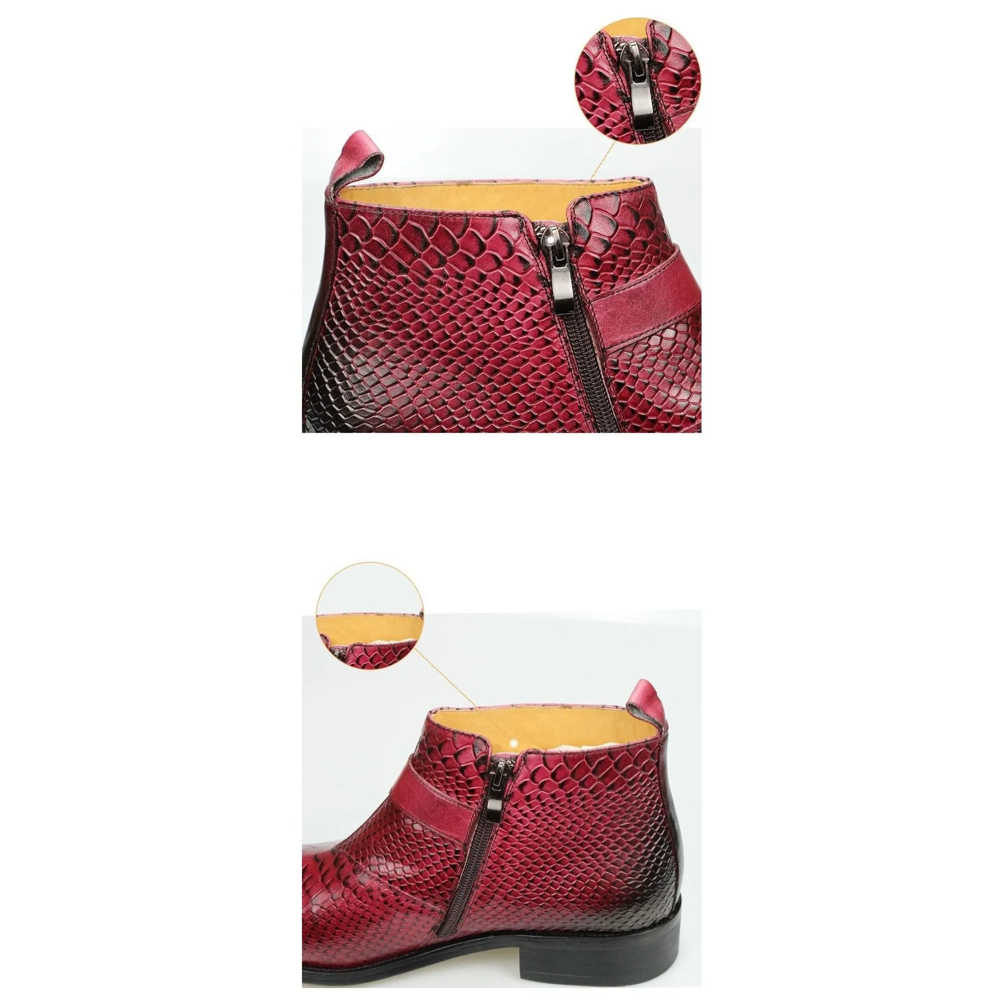 Auburnyx Snakeskin Luxe Boots
