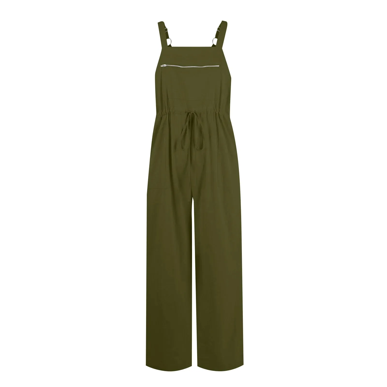 Boho Wide Leg Jumpsuit –Romper with Pockets