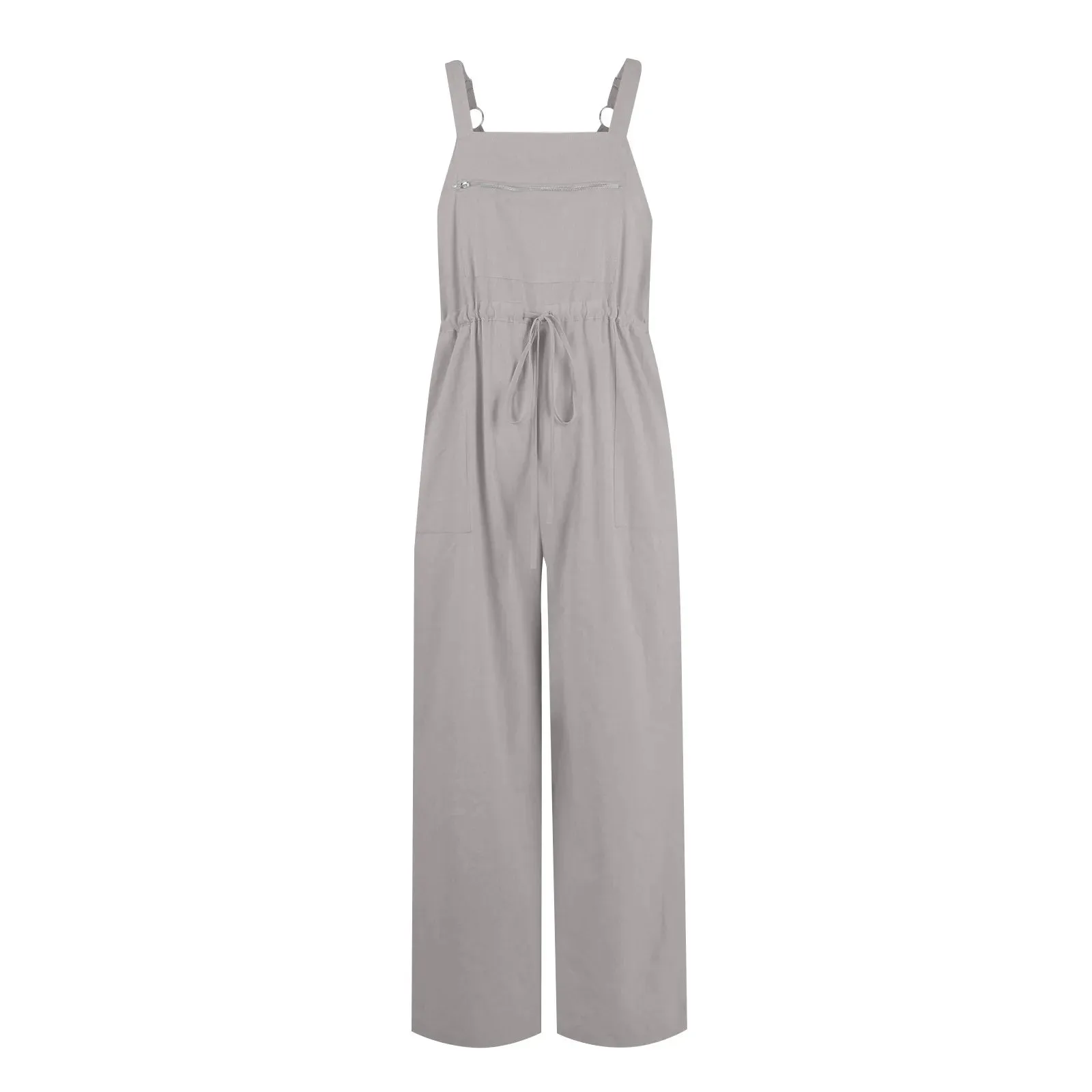 Boho Wide Leg Jumpsuit –Romper with Pockets