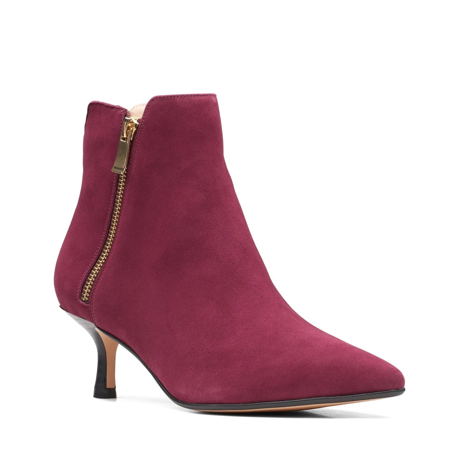 Clarks Violet55 Zip Boots (Standard Fit)