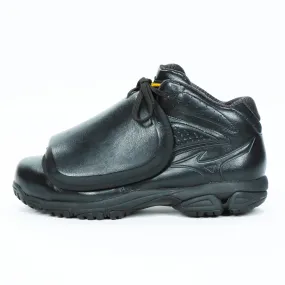 Closeout! Mizuno Solid Black Plate Shoes