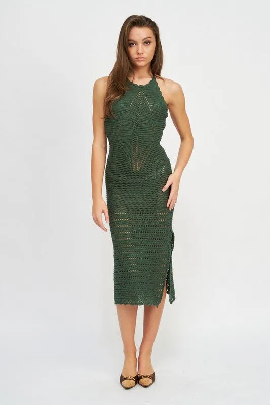 Crochet Halter Dress