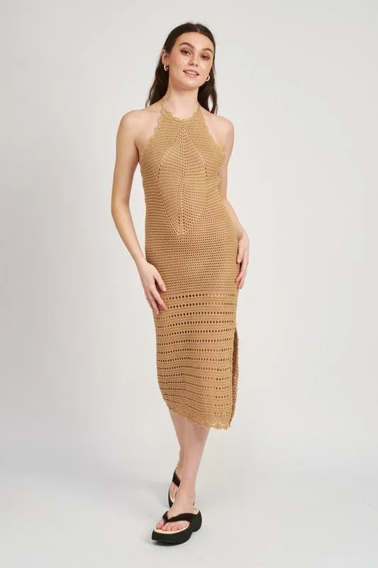 Crochet Halter Dress
