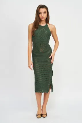 Crochet Halter Dress