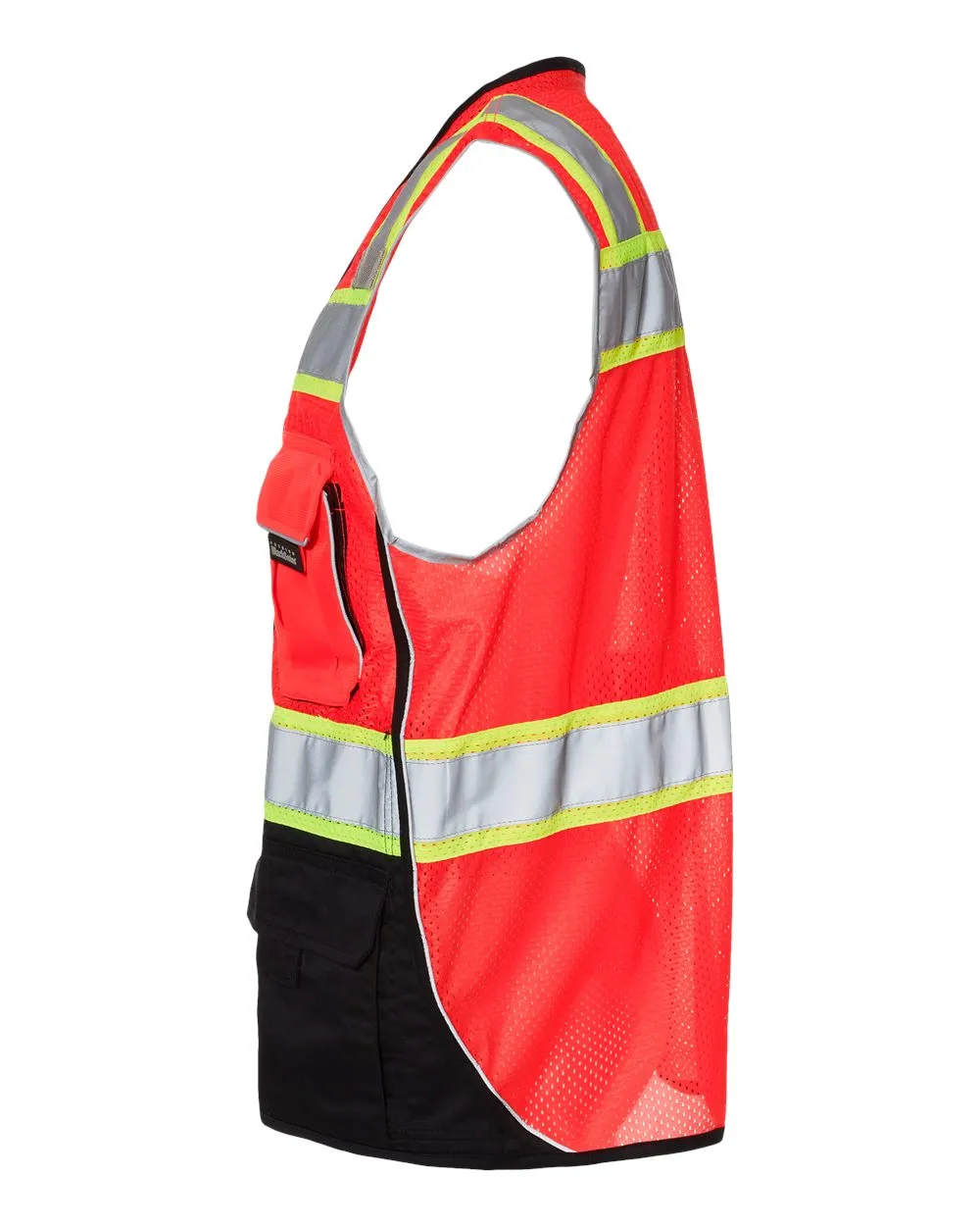 Custom Embroidery - Kishigo - Premium Black Series® Black Bottom Class 2 Vest - 1515-1516