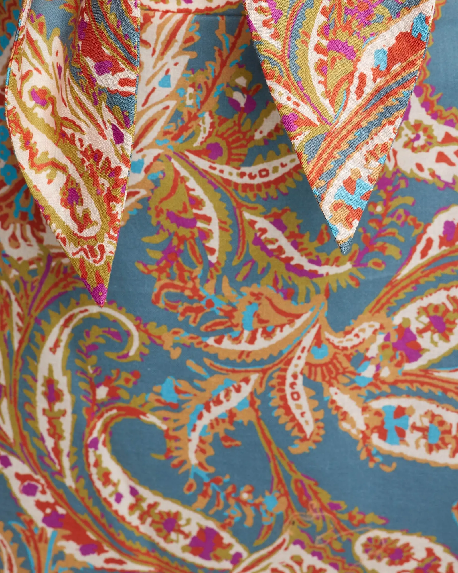 Dena Cotton Paisley Print Dress