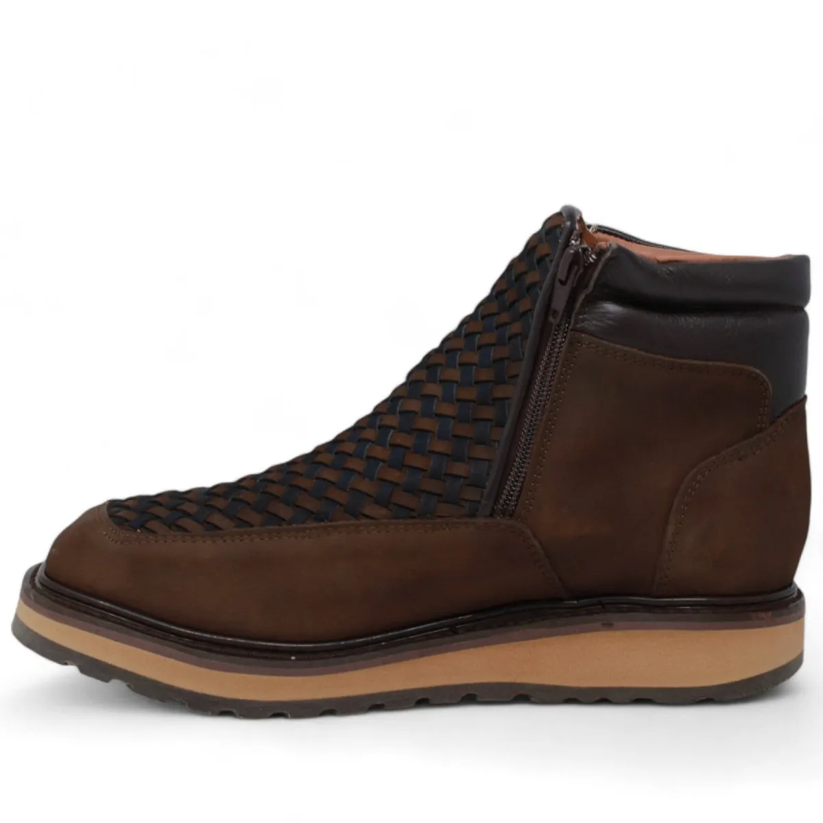 Forza Square Toe Work Boots with Double Zipper
