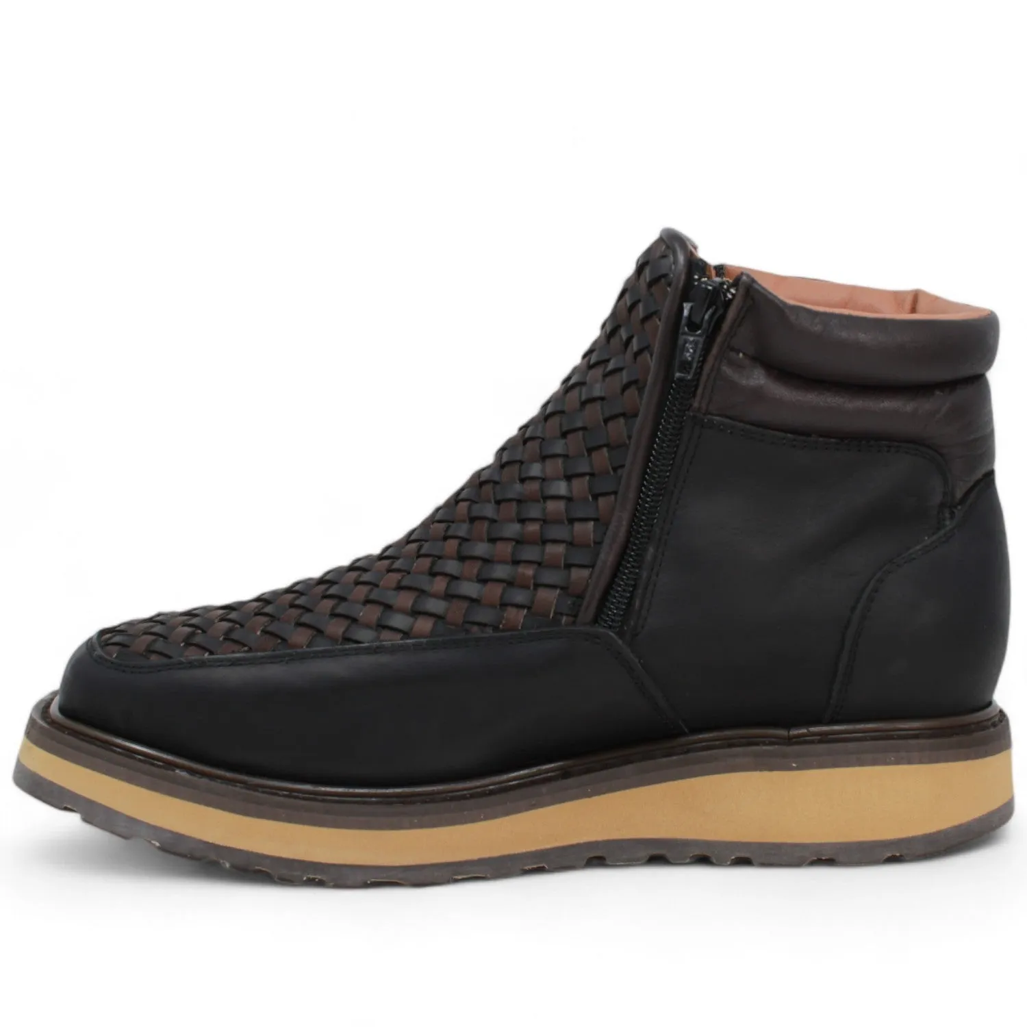 Forza Square Toe Work Boots with Double Zipper