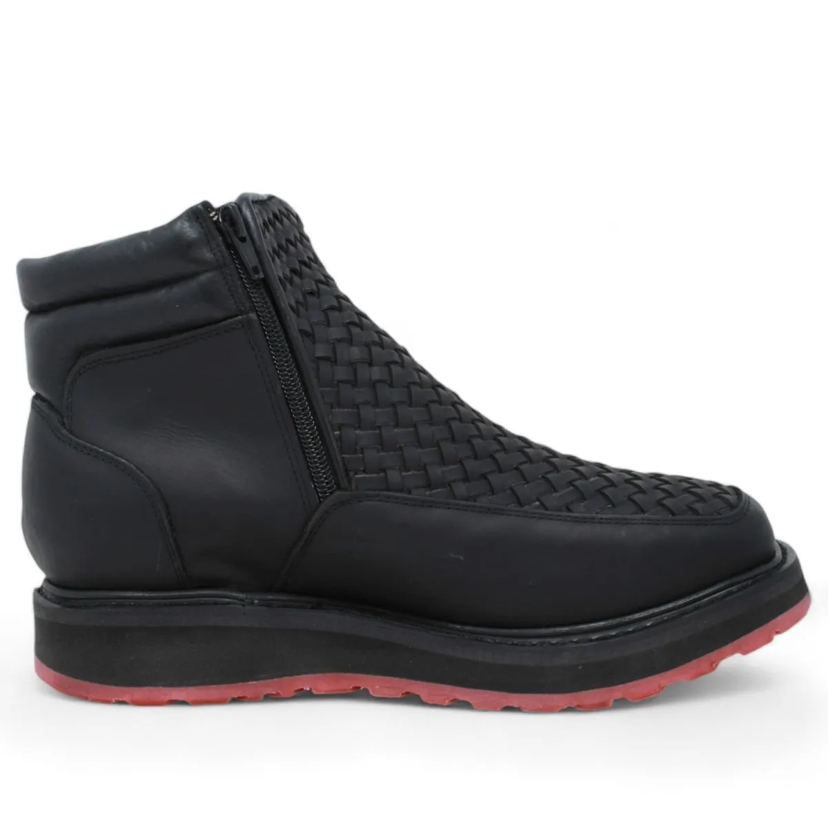 Forza Square Toe Work Boots with Double Zipper