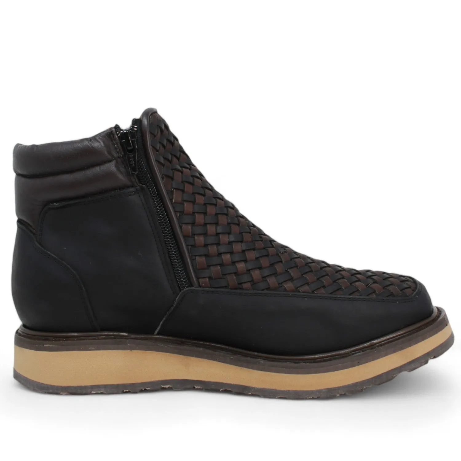Forza Square Toe Work Boots with Double Zipper
