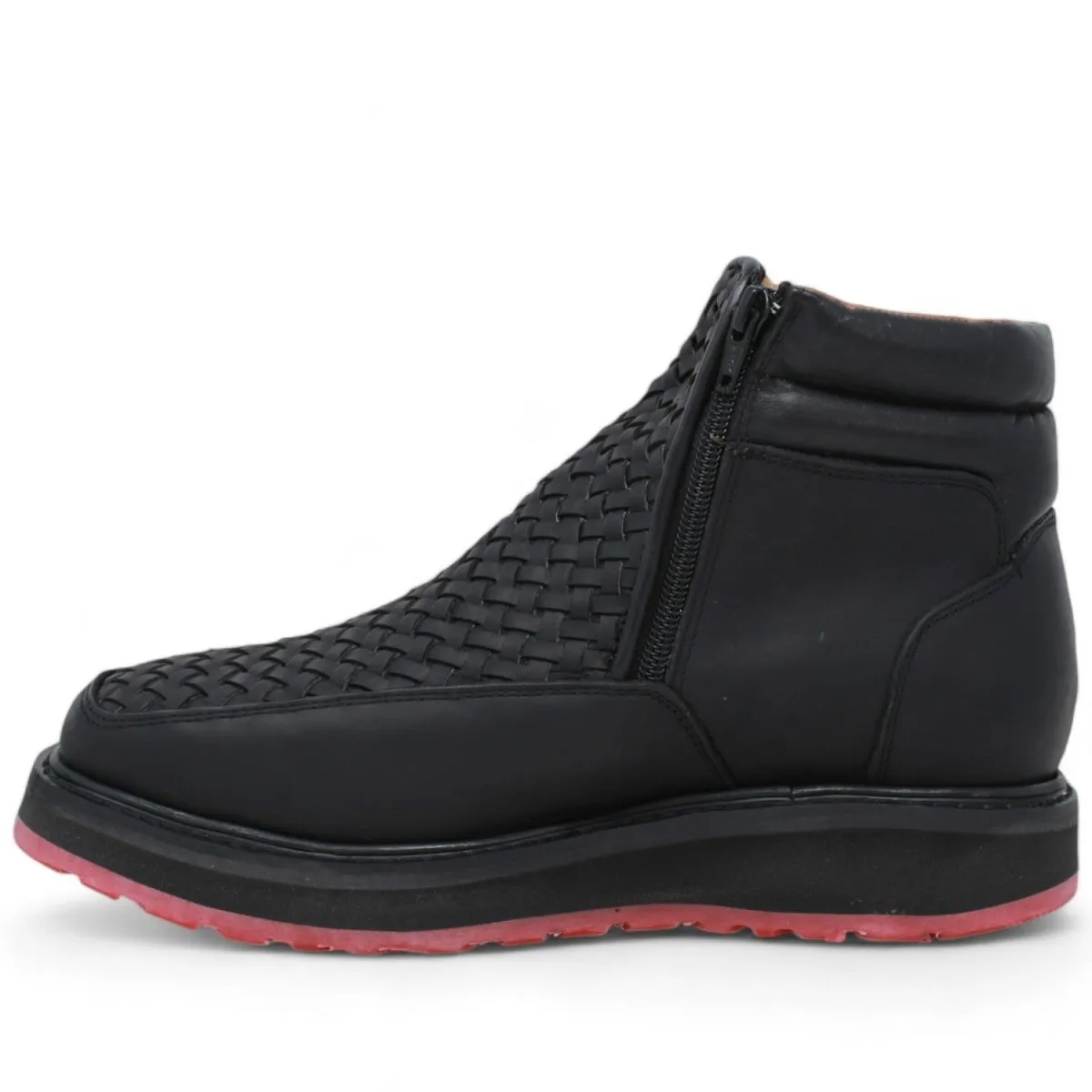 Forza Square Toe Work Boots with Double Zipper