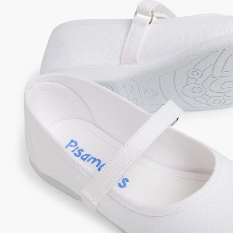 GIRLS RIPTAPE CANVAS MARY JANES