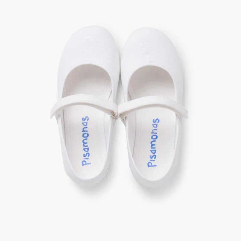 GIRLS RIPTAPE CANVAS MARY JANES