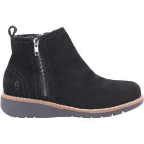 Hush Puppies Womens Libby Suede Boot - Black