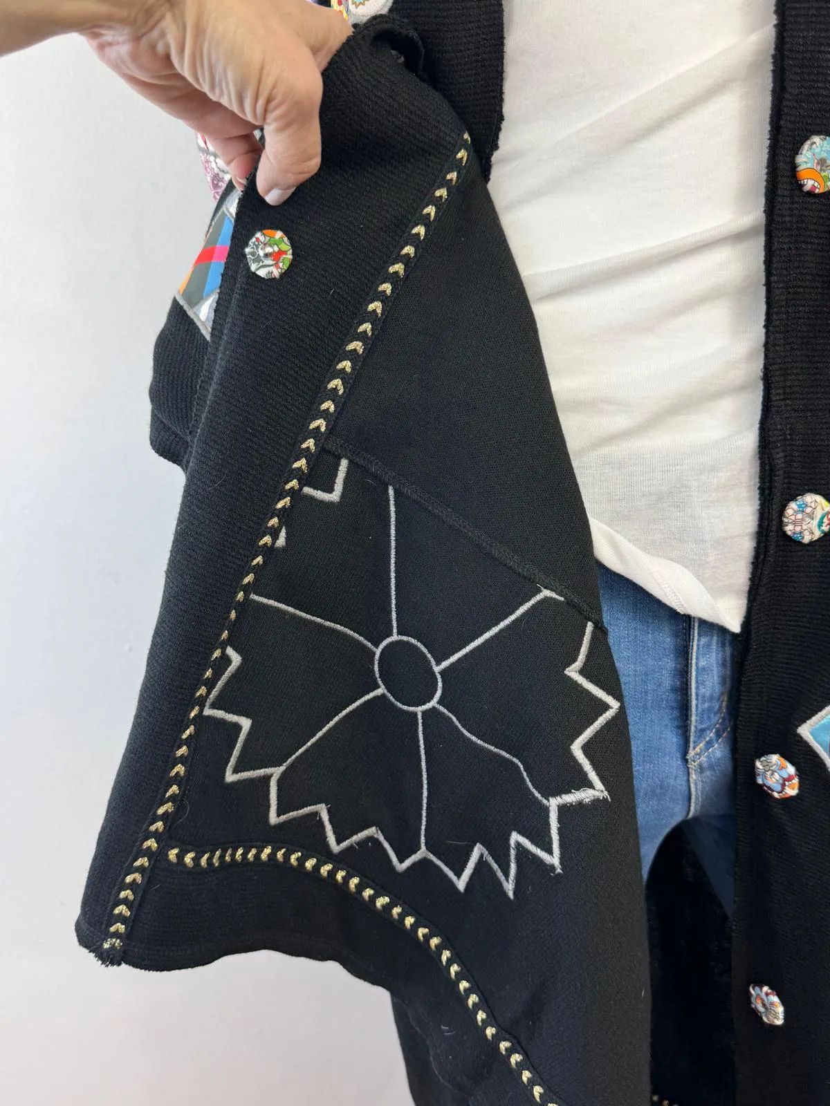 JOHNNY WAS GLINDA APPLIQUE JACKET