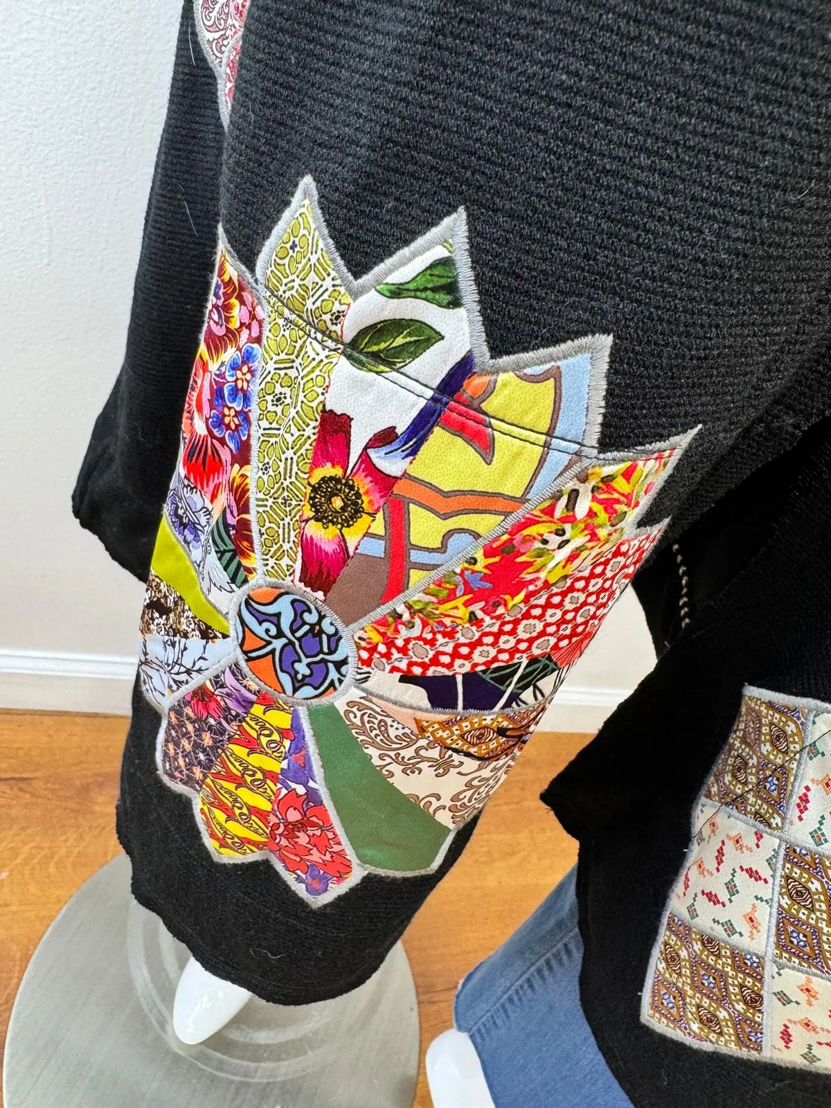 JOHNNY WAS GLINDA APPLIQUE JACKET