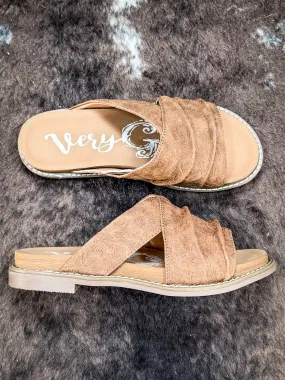 Jolene Sandal in Tan by Very G