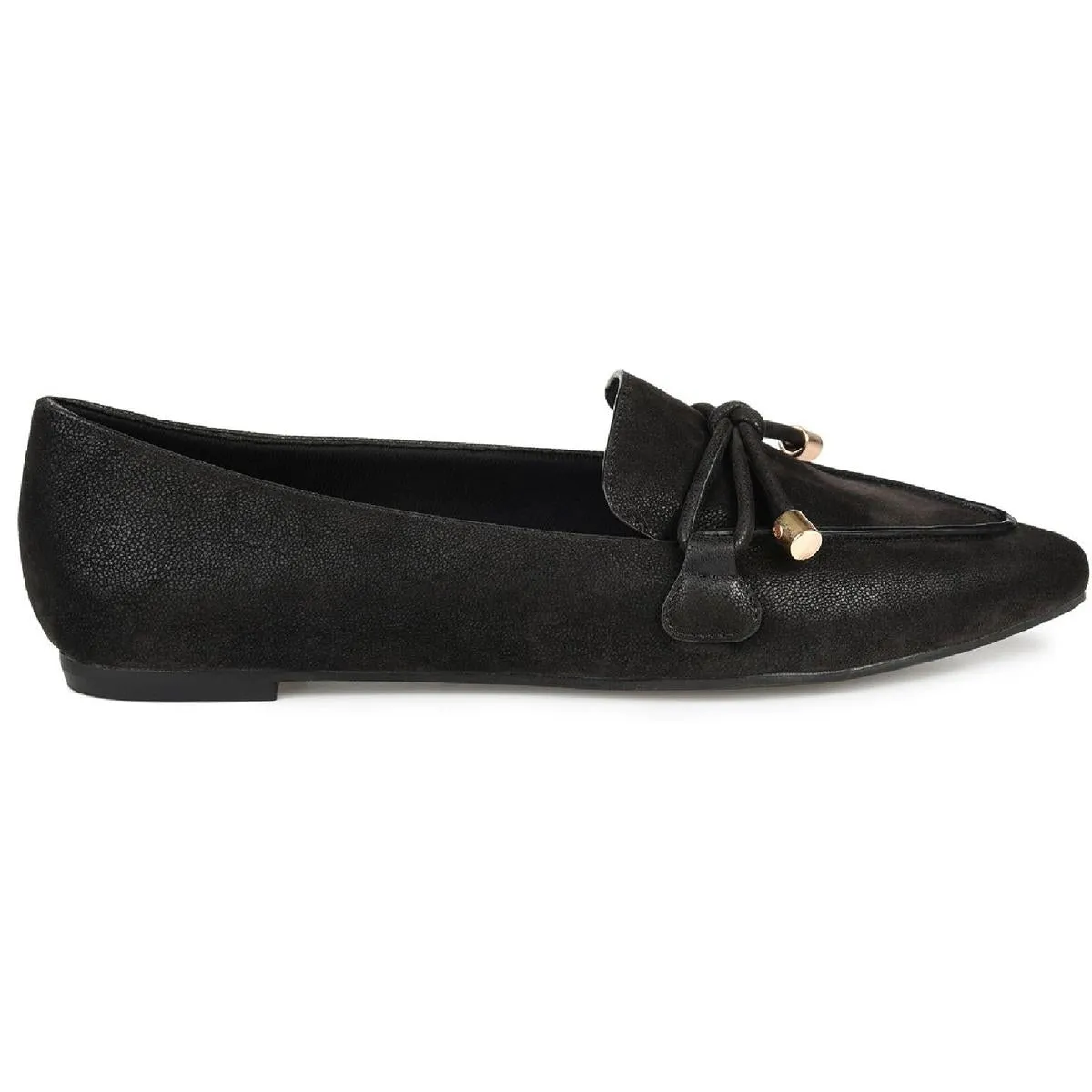 Journee Collection Womens Muriel Faux Leather Slip On Loafers