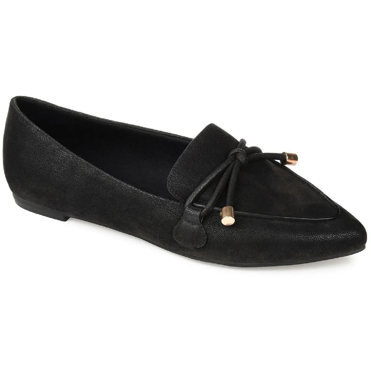 Journee Collection Womens Muriel Faux Leather Slip On Loafers