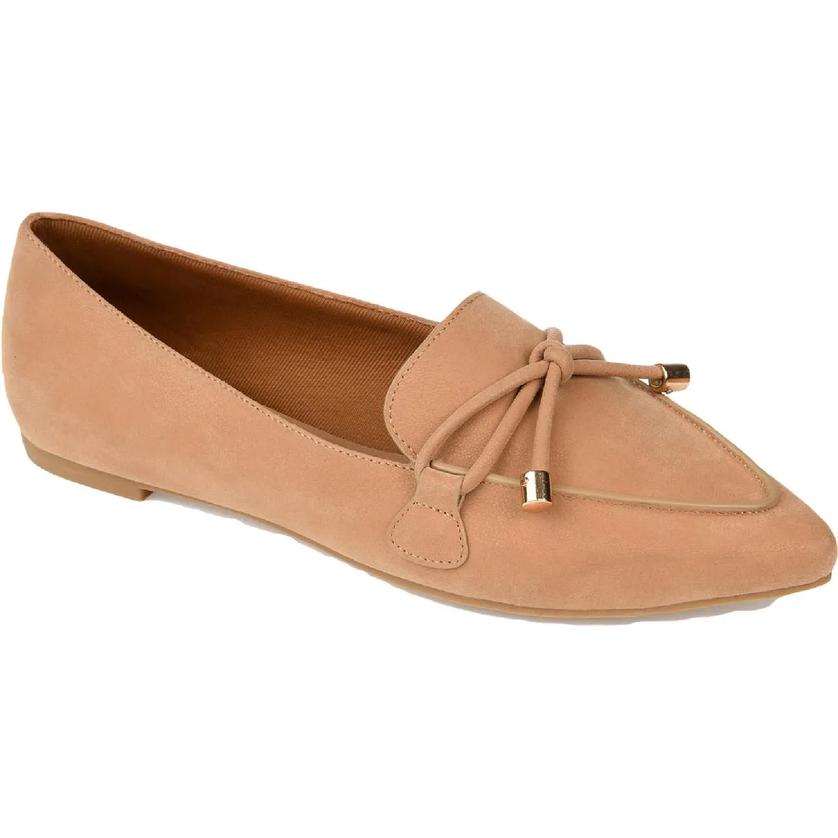 Journee Collection Womens Muriel Faux Leather Slip On Loafers