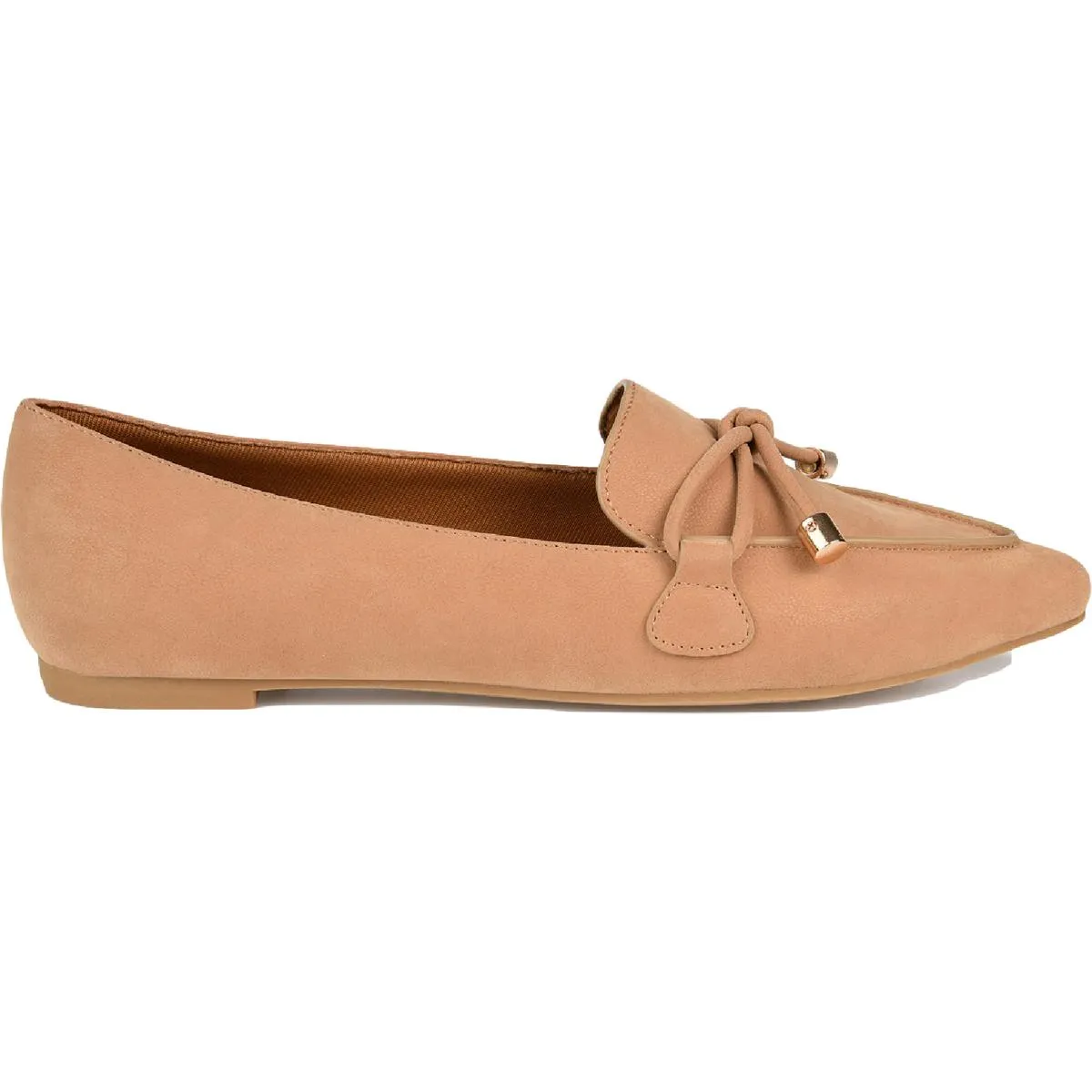 Journee Collection Womens Muriel Faux Leather Slip On Loafers
