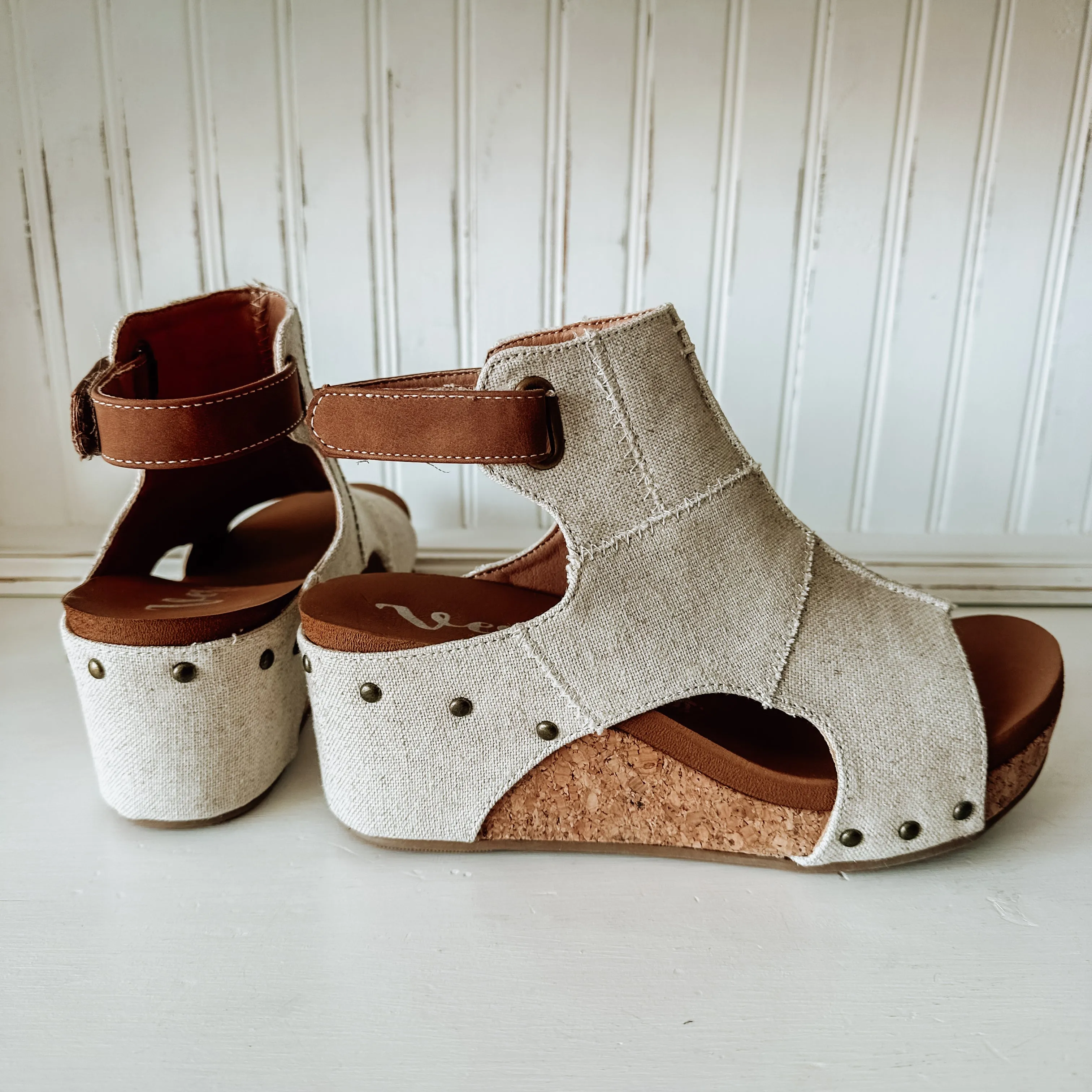 LaLa Wedge Sandal - Natural