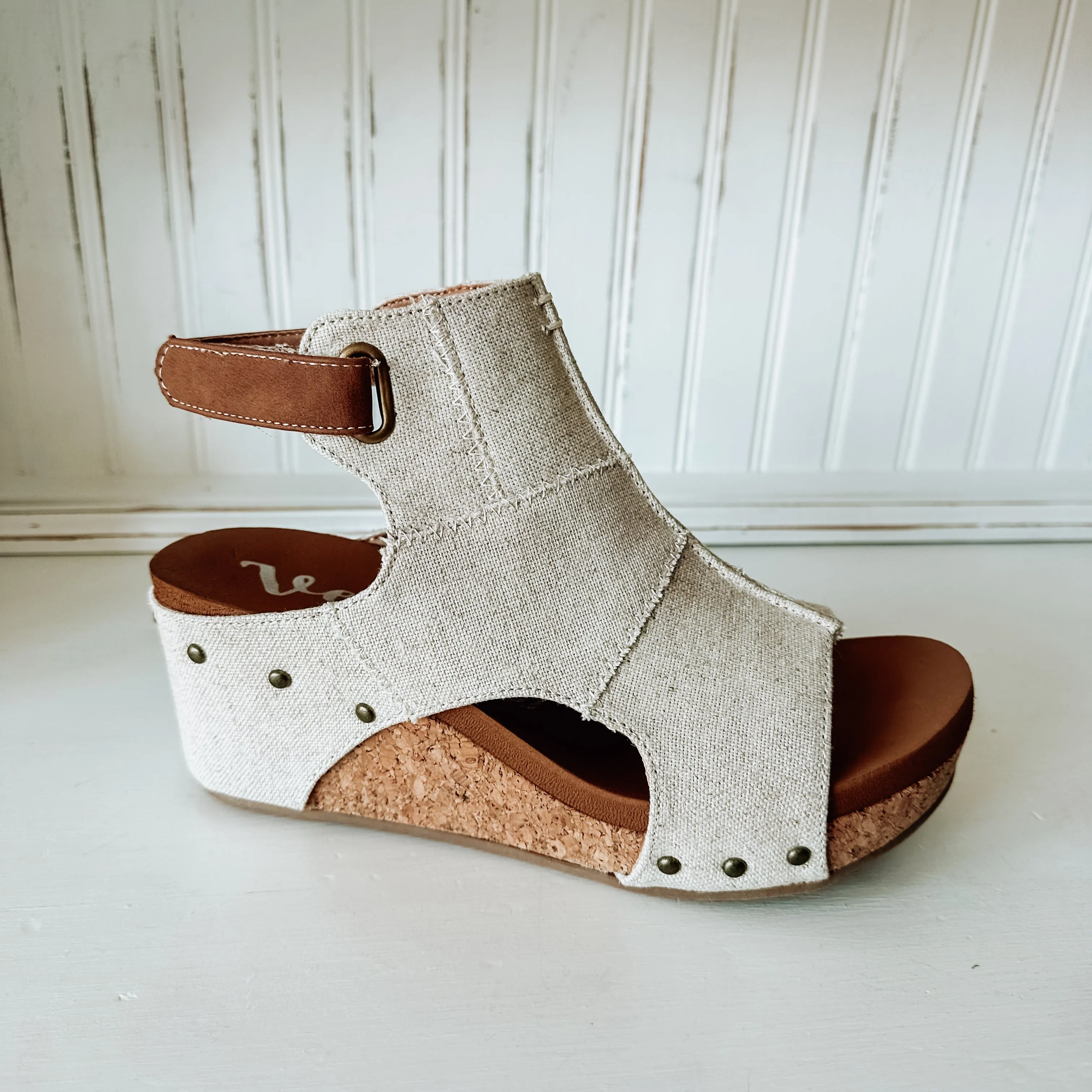 LaLa Wedge Sandal - Natural