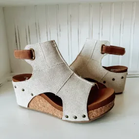 LaLa Wedge Sandal - Natural