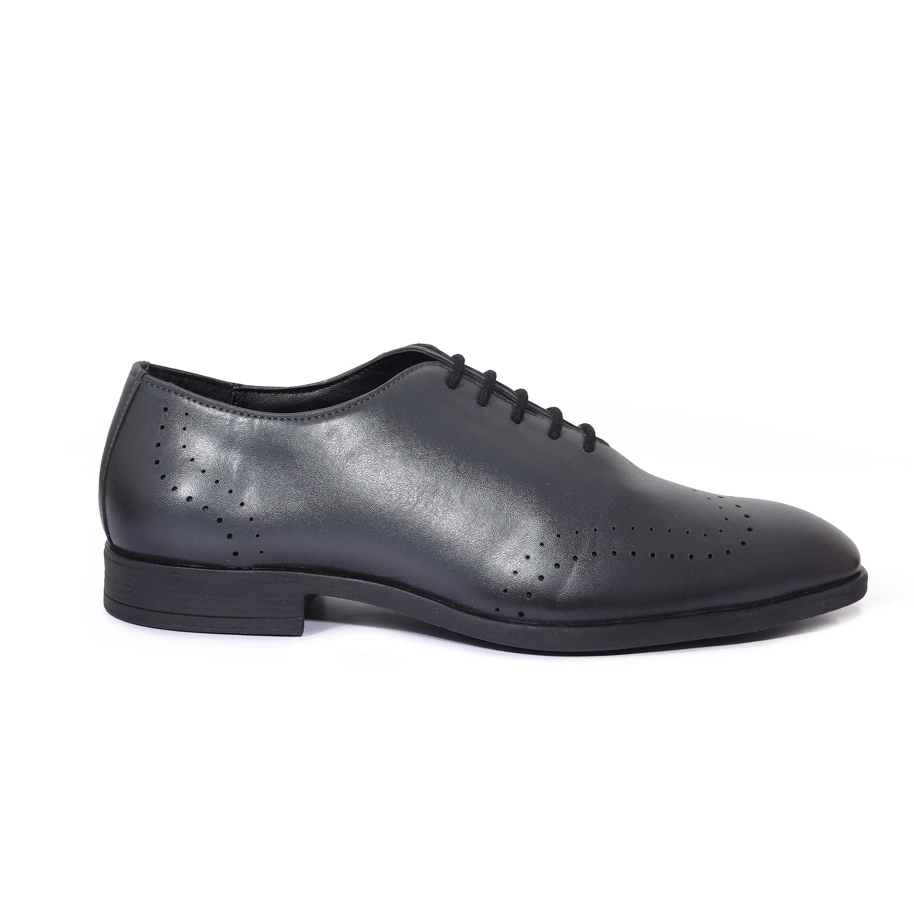 Luca Grey Wholecut Oxfords