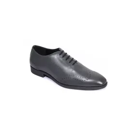 Luca Grey Wholecut Oxfords