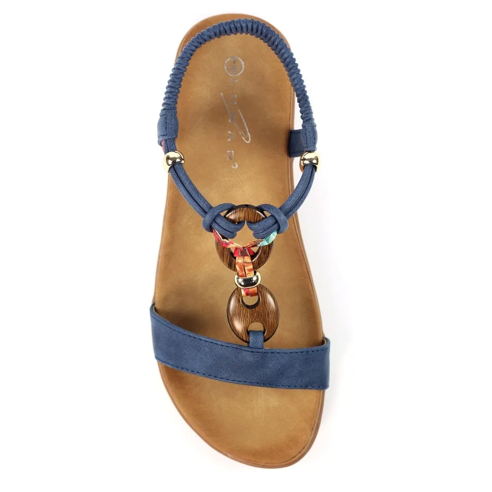 Lunar Brava Comfort Sandal JLH475 BLUE