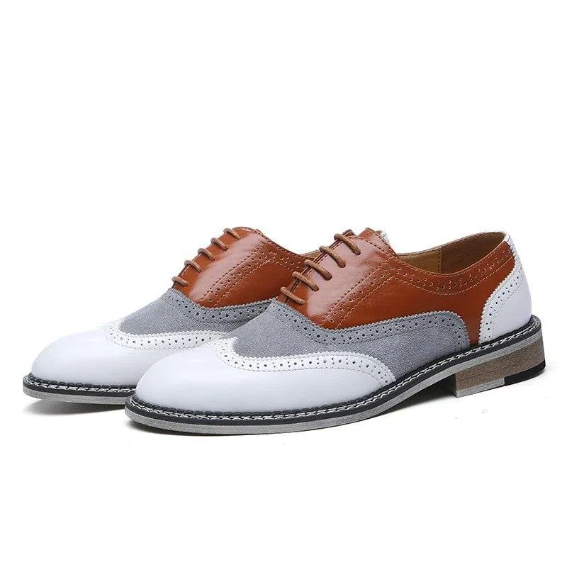 Men's Brogues Lace-Up Bullock Business Oxford Shoes