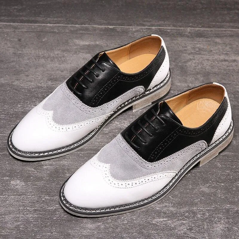 Men's Brogues Lace-Up Bullock Business Oxford Shoes