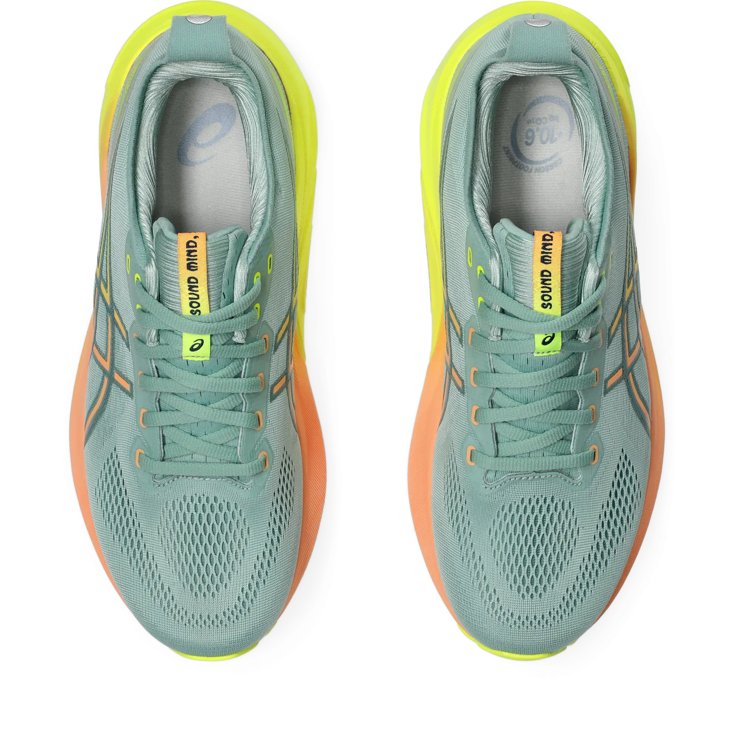 Men's GEL-Kayano 31 Paris (750 - Light Celadon/Safety Yellow)