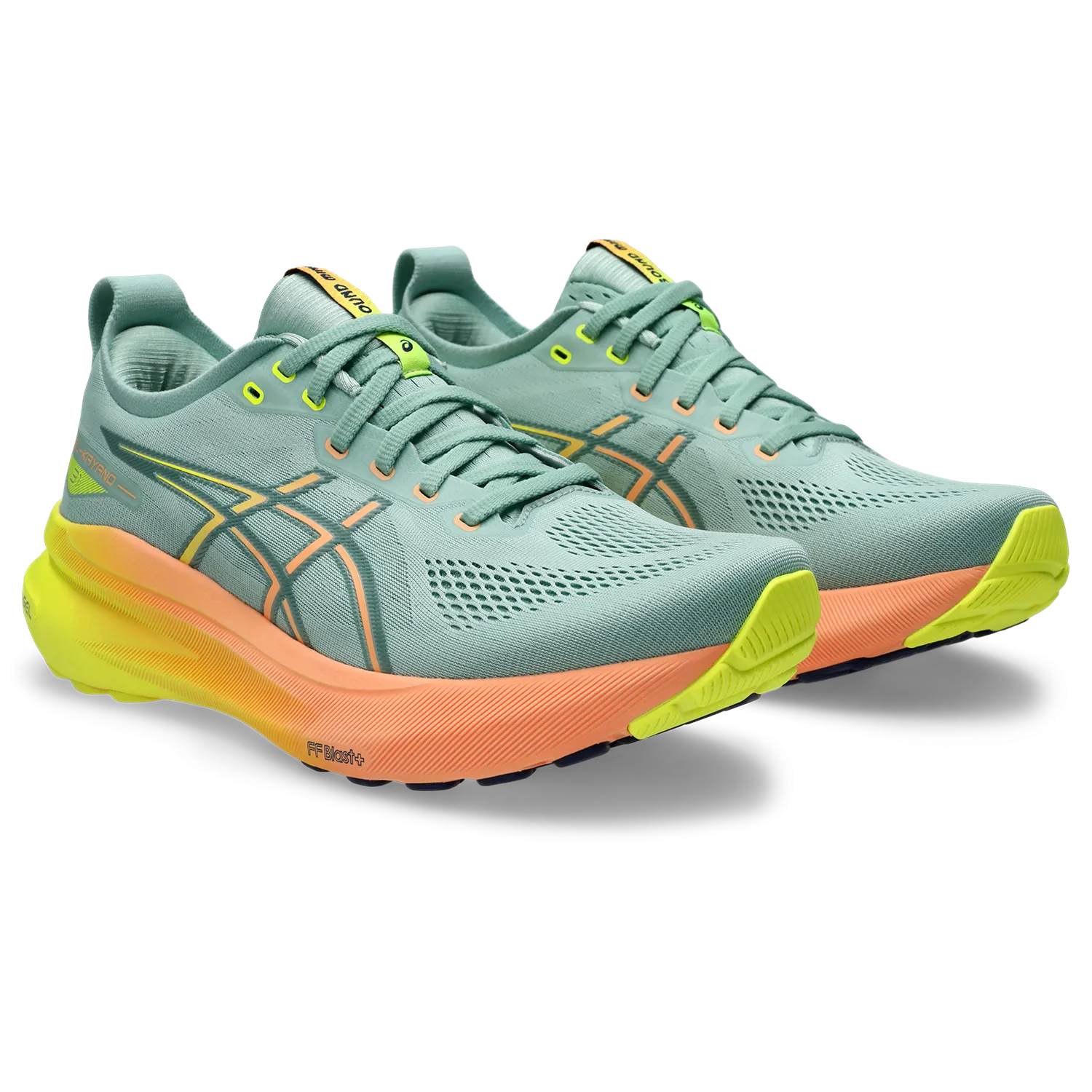 Men's GEL-Kayano 31 Paris (750 - Light Celadon/Safety Yellow)