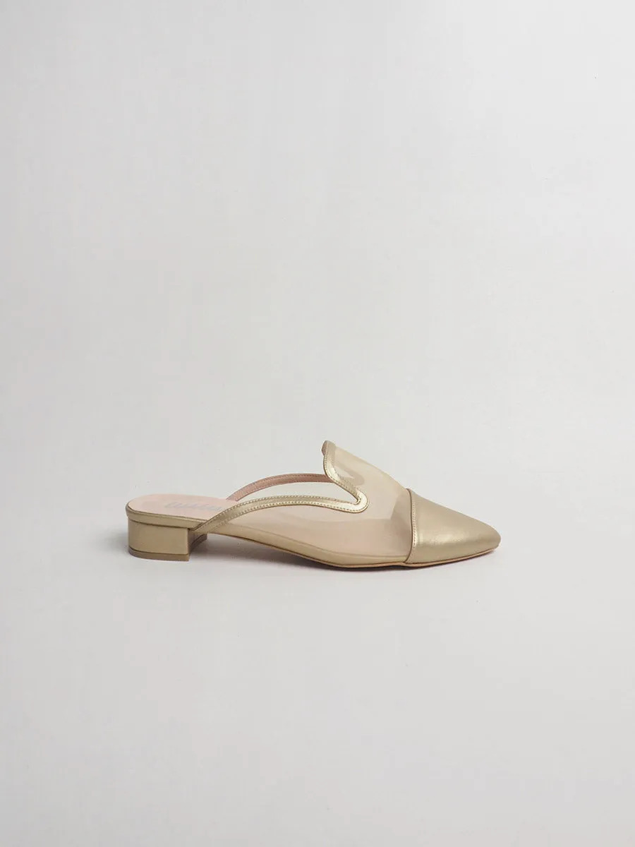 MOSELLE low heel mules