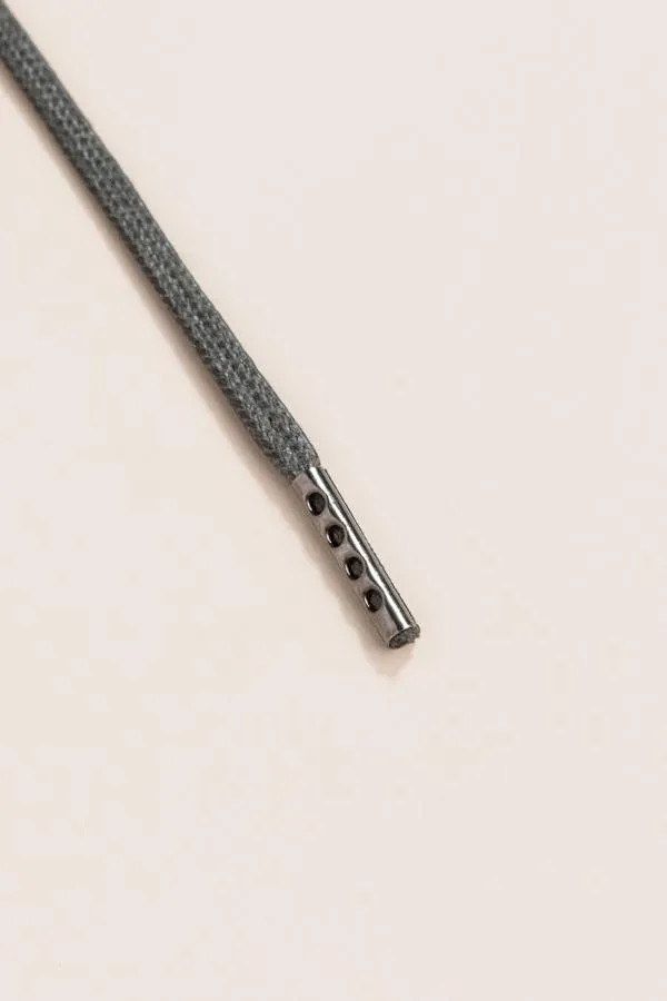 Night Grey | Flat Waxed Shoelaces