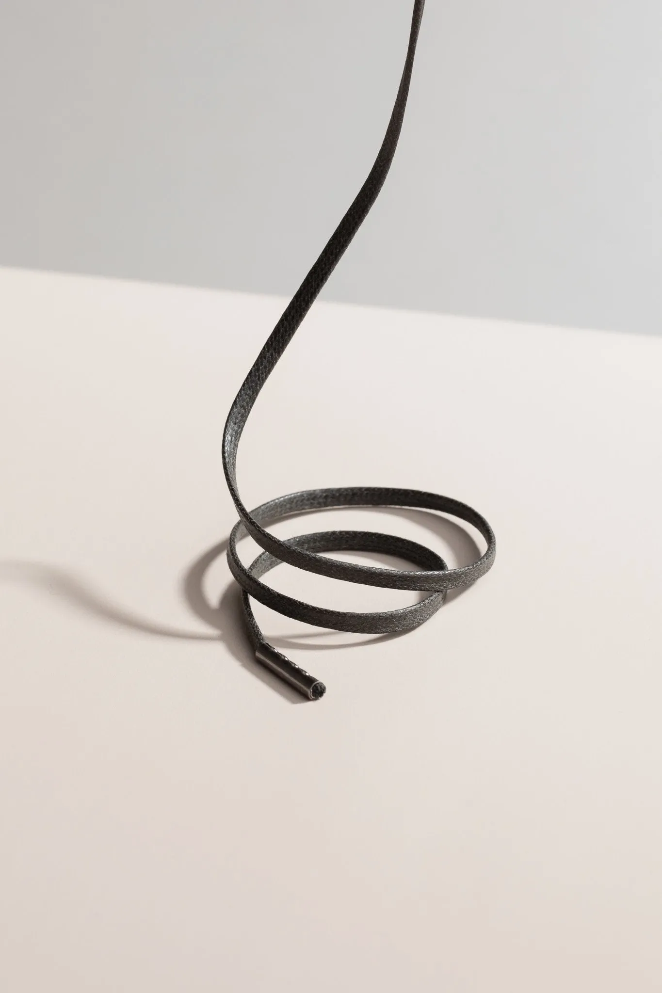 Night Grey | Flat Waxed Shoelaces
