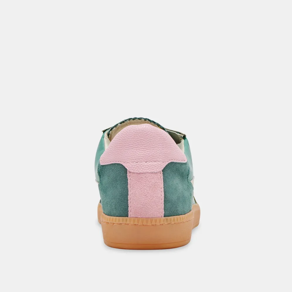 Notice Sneaker - Green Suede