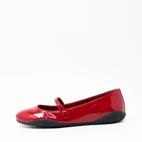 Prada Sport Red Mary Jane Flats 38.5