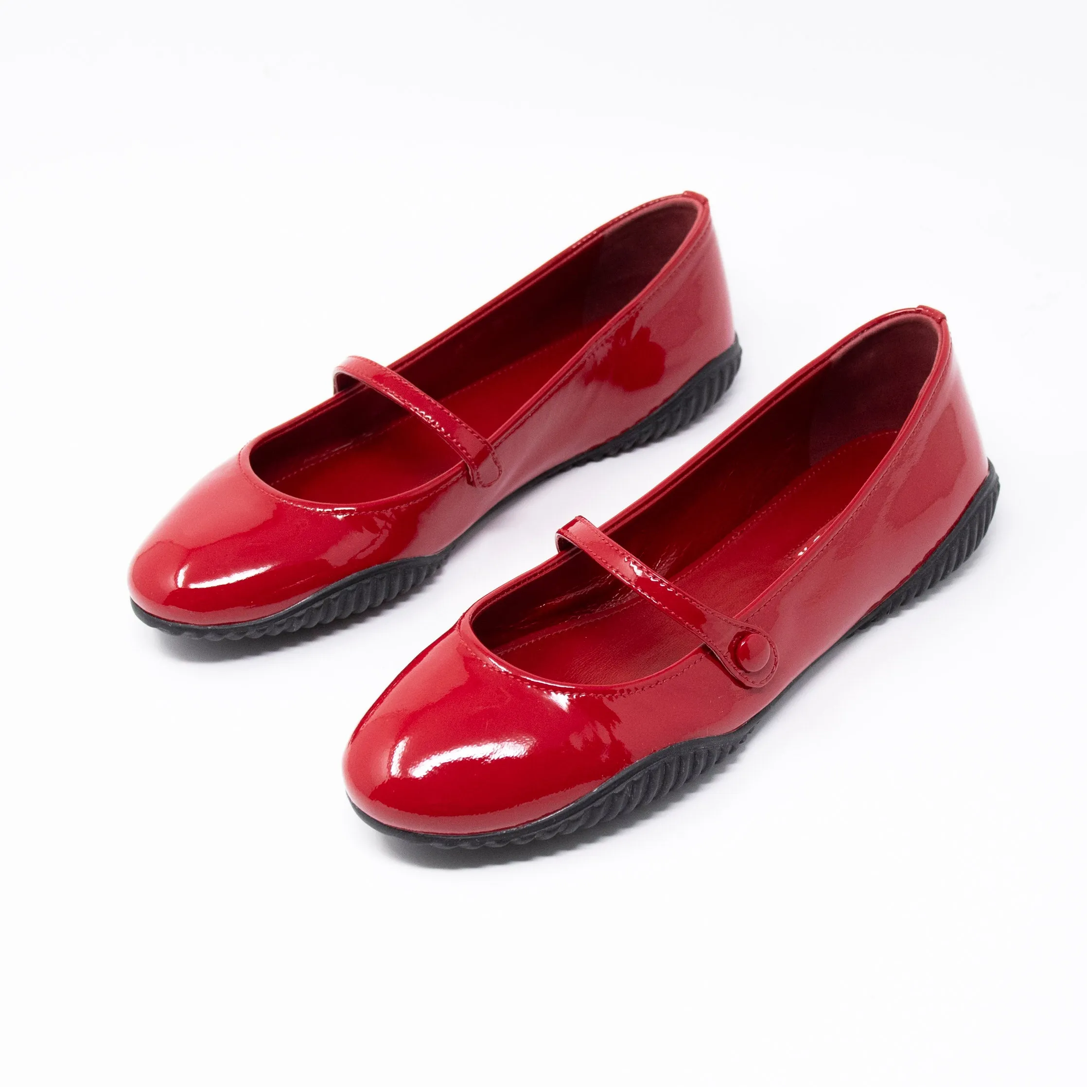 Prada Sport Red Mary Jane Flats 38.5